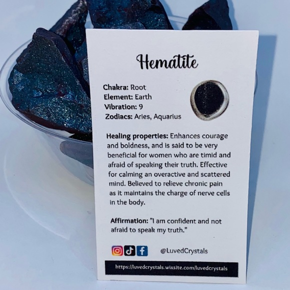 Hematite Rough Crystal - Picture 2 of 2